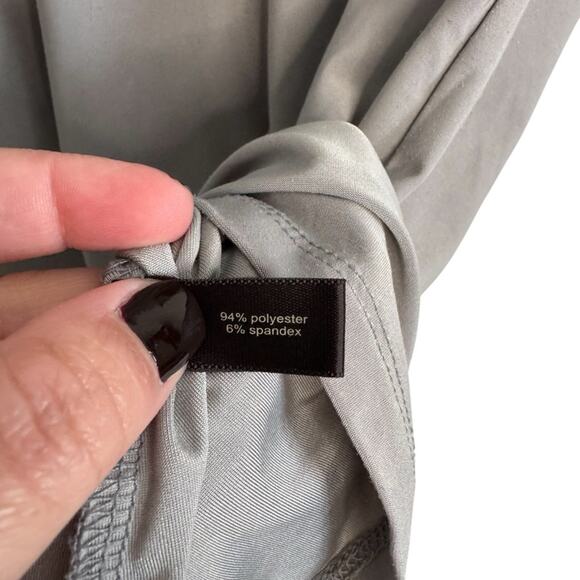 The Limited Gray Cowl Neck Short Sleeve Shirt - Picture 5 of 7